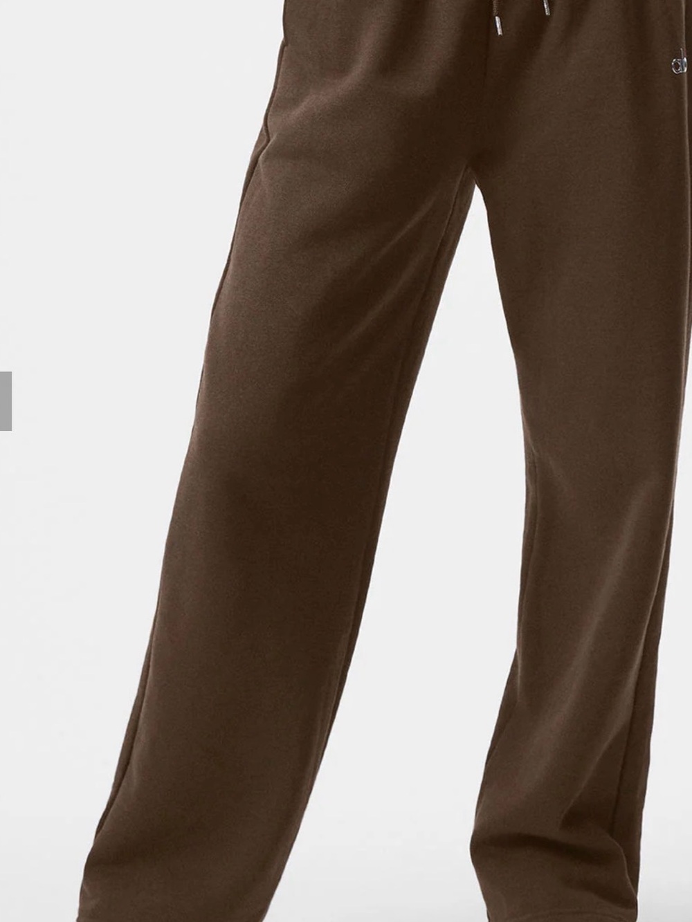 ALO Yoga Accolade Straight Leg Sweatpant - Espresso